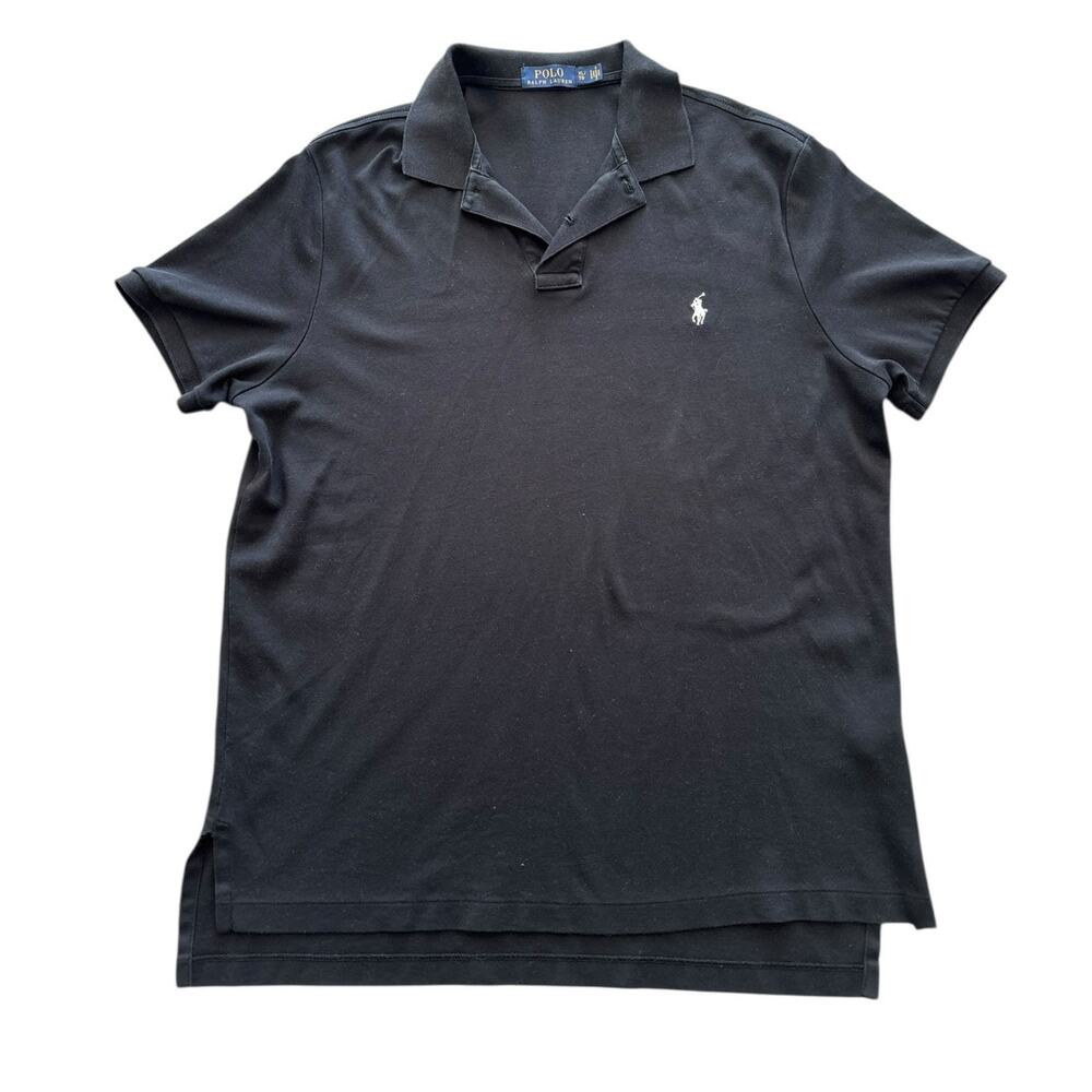 POLO RALPH LAUREN MEN'S POLO 100% COTTON NWOT SIZE XL BLACK